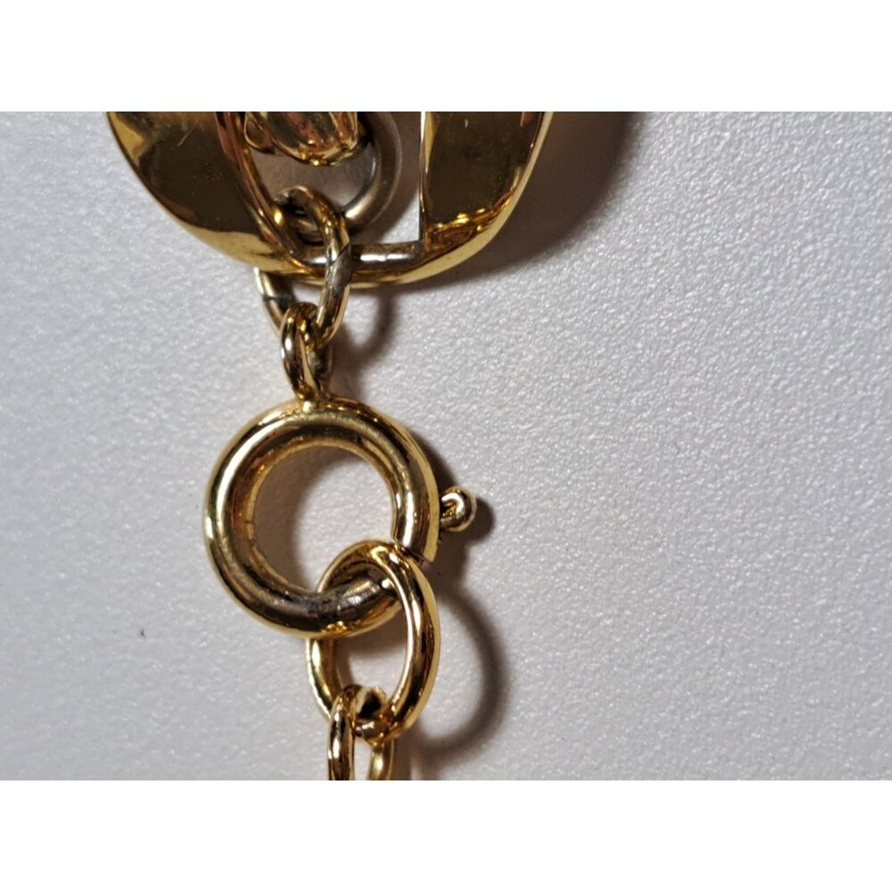 Vintage Trifari Bold Rope Chain Link Goldtone Necklace Women's - Picture 7 of 10